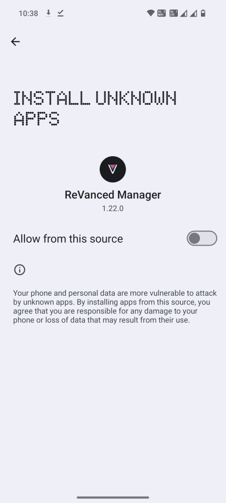 Download Revanced Manager